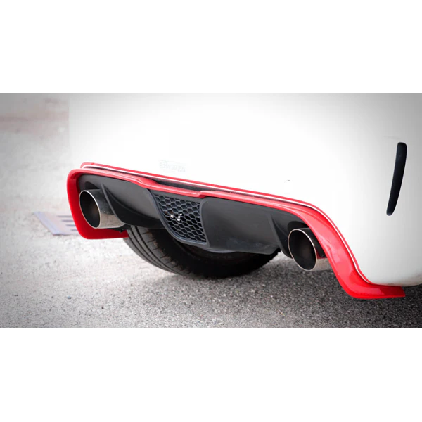 Abarth 500 / 595 / 695 Series 3 Additional Wing for Diffuser Rosso Edition - Cadamuro