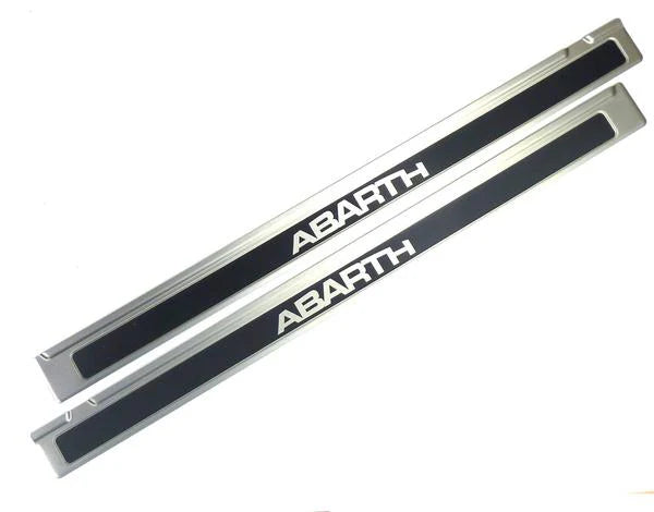 Genuine Abarth Alloy Sill Kick Trims - 500 Abarth - Unboxed