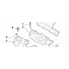 Genuine Abarth/Alfa Romeo 1.4 Turbocharged Engines Reinforced Iron Exhaust Manifold