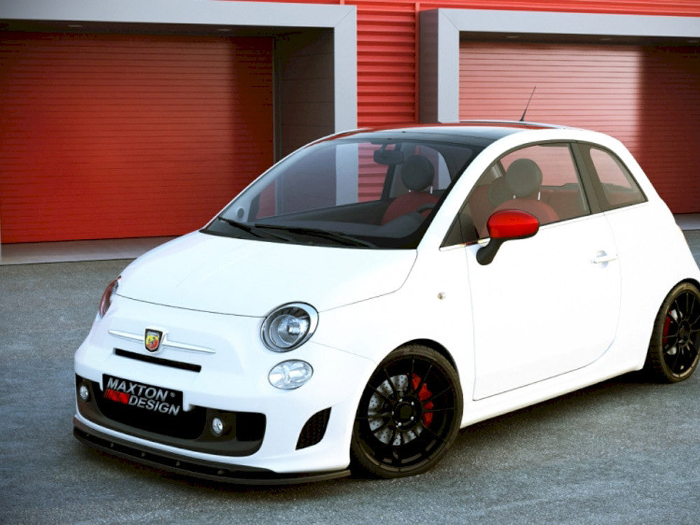 Abarth 500/595 (08-12) Maxton Design Front Splitter V.1-Front Splitter-Maxton Design-[By Purdue Performance]