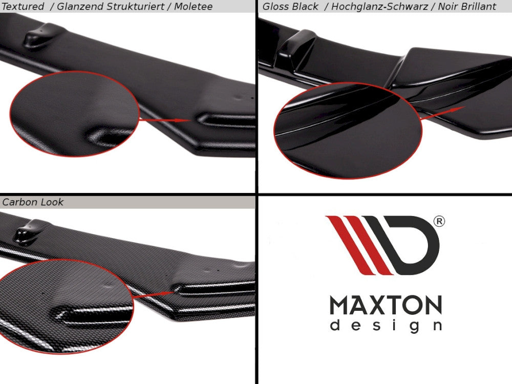 Abarth 500/595 (08-12) Maxton Design Front Splitter V.2-Front Splitter-Maxton Design-[By Purdue Performance]