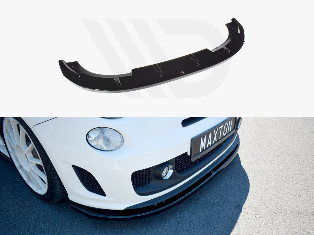 Abarth 500/595 (08-12) Maxton Design Front Splitter V.2-Front Splitter-Maxton Design-[By Purdue Performance]