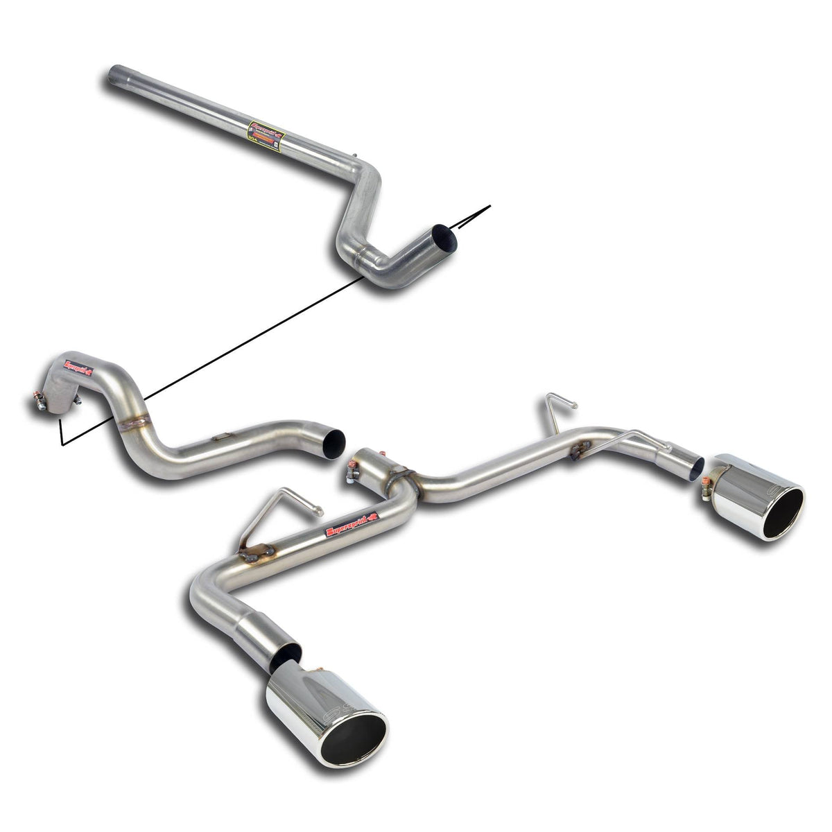 Abarth 500/595 (08-) SuperSprint Exhaust-Exhaust System-Super Sprint-[By Purdue Performance]