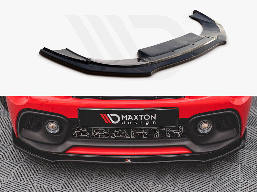 Abarth 500/595 (2016-) Maxton Design Front Splitter-Front Splitter-Maxton Design-[By Purdue Performance]