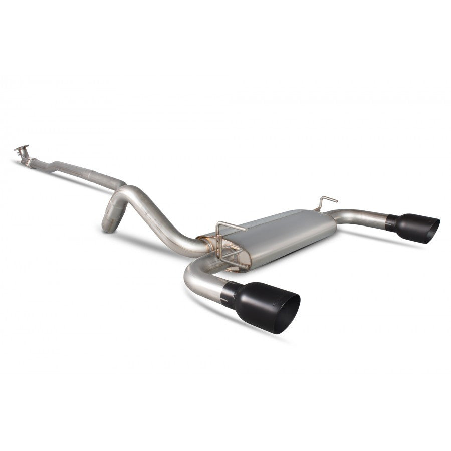 Abarth 500/595/695 Scorpion Non-Resonated Cat-Back Exhaust-Exhaust System-Scorpion Exhausts-[By Purdue Performance]