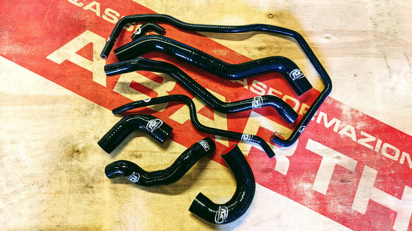 Abarth 500/595/695 TMC Motorsport Radiator Coolant Silicone Hose Kit-Silicone Hoses-TMC Motorsport-[By Purdue Performance]