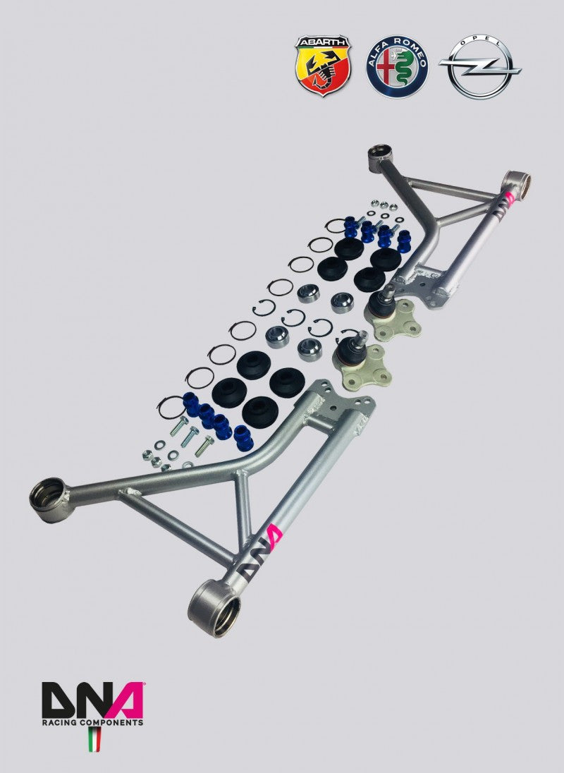 Abarth Grande Punto DNA Racing Front Suspension Arms Kit-Suspension Arms-DNA Racing-[By Purdue Performance]