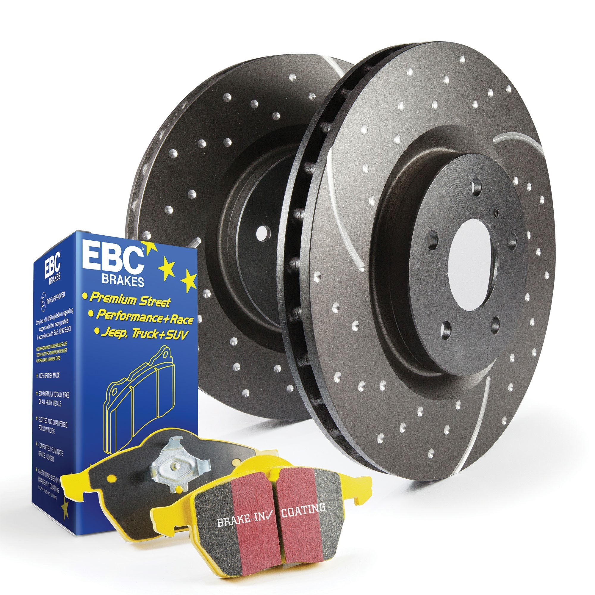 Abarth Grande Punto / Evo EBC Front Brake Disc and Pad Kit-Disc and Pad Kit-EBC Brakes-[By Purdue Performance]