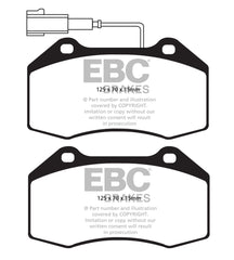 Abarth Grande Punto / Evo EBC Front Yellowstuff Brake Pads-Brake Pads-EBC Brakes-[By Purdue Performance]