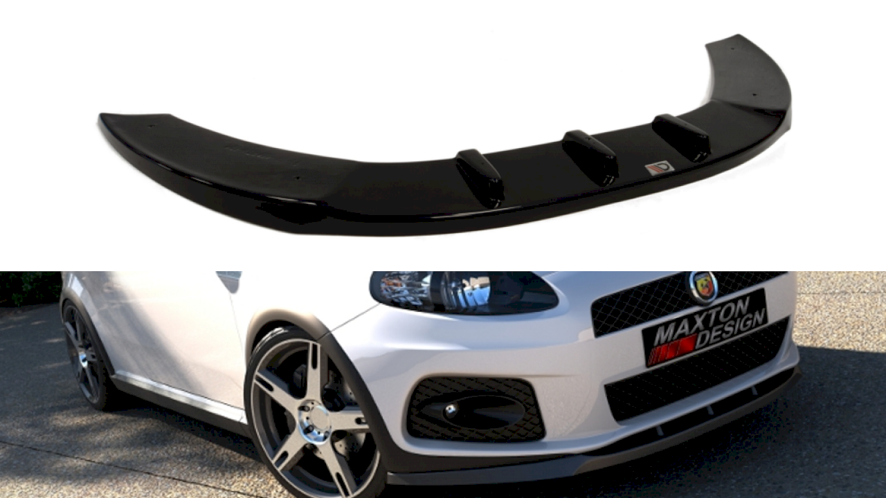 Abarth Grande Punto Maxton Design Front Splitter V1-Front Splitter-Maxton Design-[By Purdue Performance]