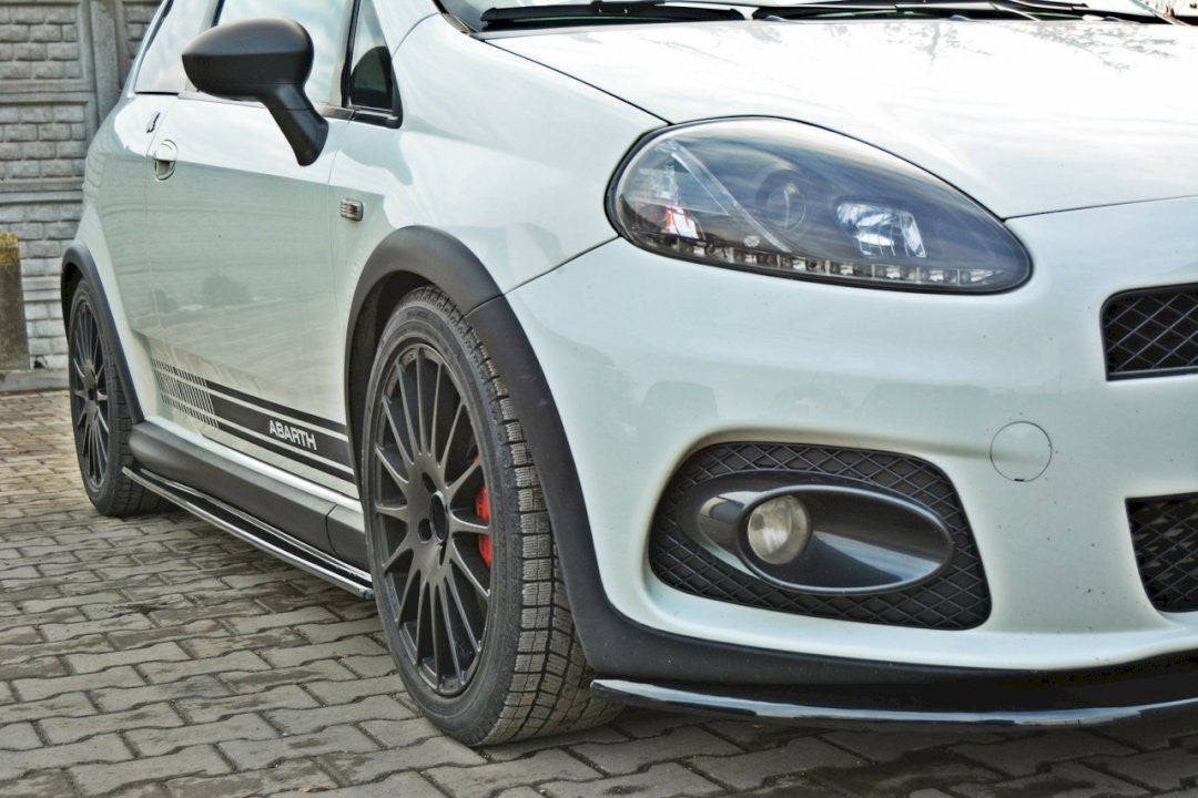 Abarth Grande Punto Maxton Design Side Skirts Diffusers-Side Skirts-Maxton Design-[By Purdue Performance]