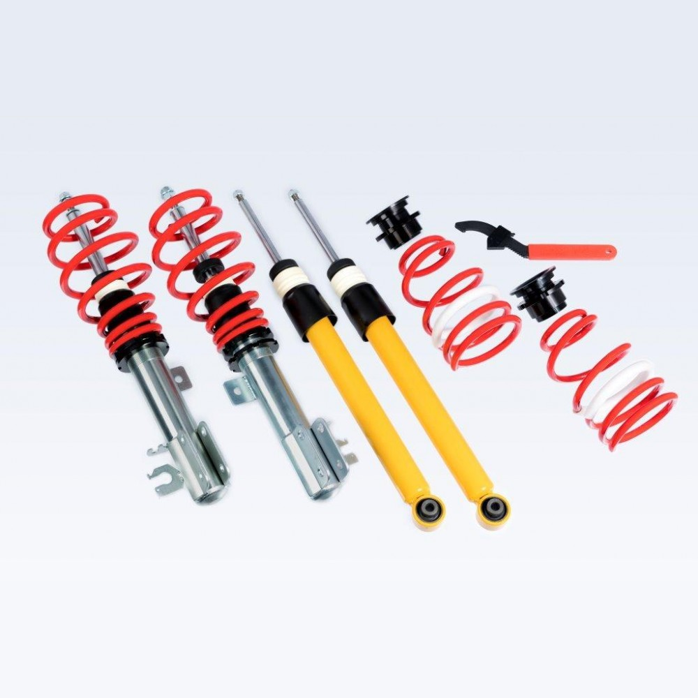 Abarth Grande Punto/Evo V-Maxx Fixed Damping Coilover Kit-Coilover Kit-V-Maxx-[By Purdue Performance]