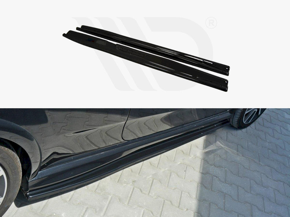 Abarth Punto Evo Maxton Design Side Skirts Diffusers-Side Skirts-Maxton Design-[By Purdue Performance]