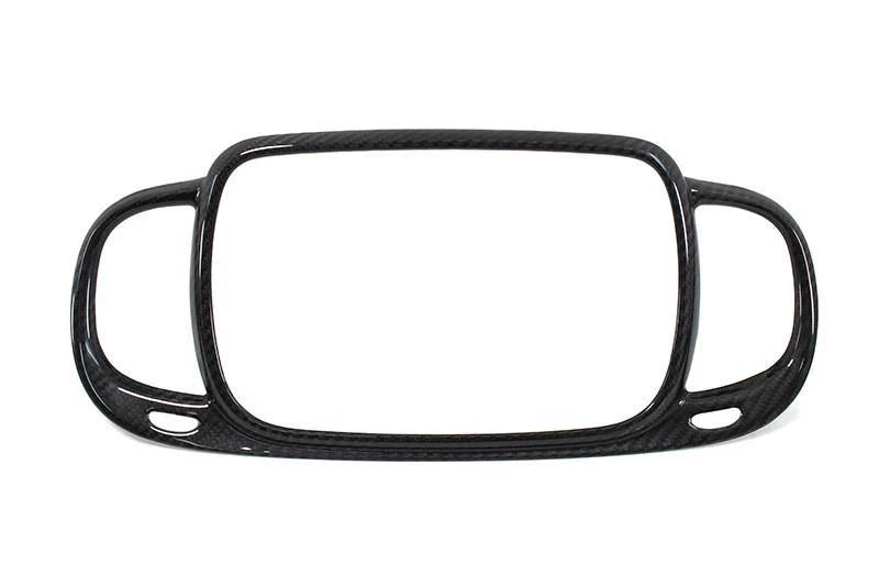 Abarth 595 Audio System Frame Cover - Carbon Fibre