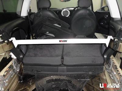 Mini Cooper S (R56) Ultra Racing Rear Strut Brace-Rear Strut Brace-Ultra Racing-[By Purdue Performance]