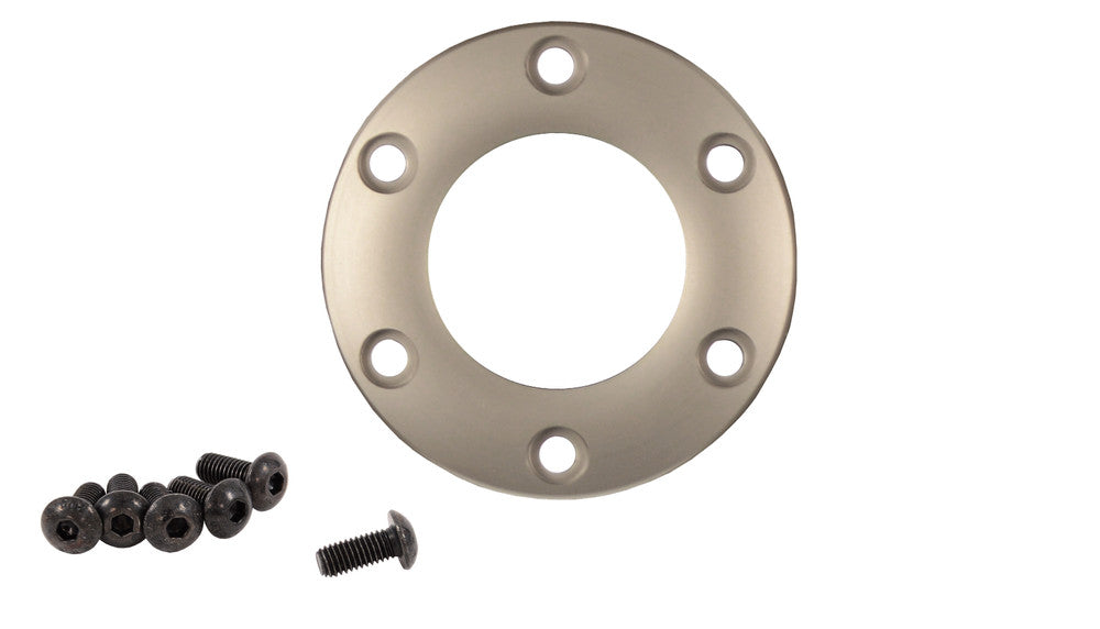 Momo Race/Tuner Centre Ring - Silver-Steering Wheel Accessories-Momo-[By Purdue Performance]