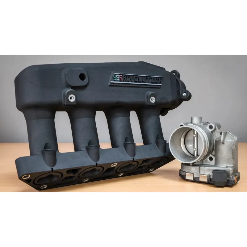 Oversized moulded intake manifold for t-jet engines