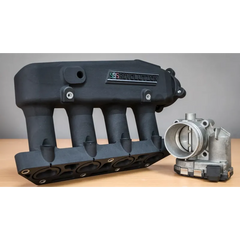 Oversized moulded intake manifold for t-jet engines