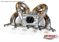GMC Racing Stainless Steel Tubular Manifold for Abarth 1.4 T-Jet, includes Down pipe and Water pipe kit