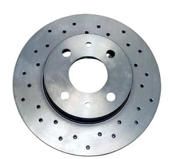 Abarth Brake Discs Drilled, Rear - Pair - 500 Abarth