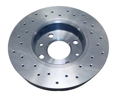 Abarth Brake Discs Drilled, Rear - Pair - 500 Abarth