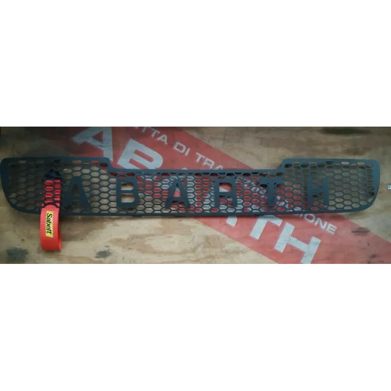 FIAT 500 ABARTH GRILL TRIM RUNNING BLACK STAINLESS STEEL MATTE
