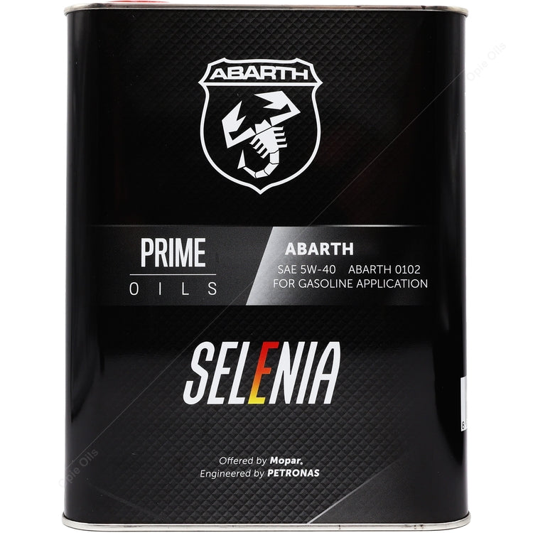 Selenia Oil 5w40 Pack w/ Oil Filter for Abarth and Alfa Romeo MultiAir
